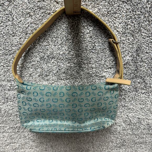 Vintage Y2K Guess Baguette Purse Logo Preppy Coquette Retro Mini Shoulder Bag - Picture 2 of 14